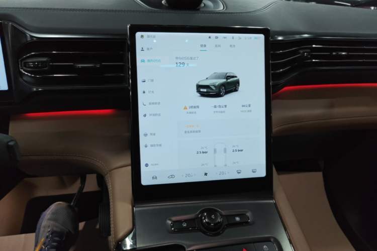 Used Nio ES6 2020 600 km Sport Edition Audio And AC Panel