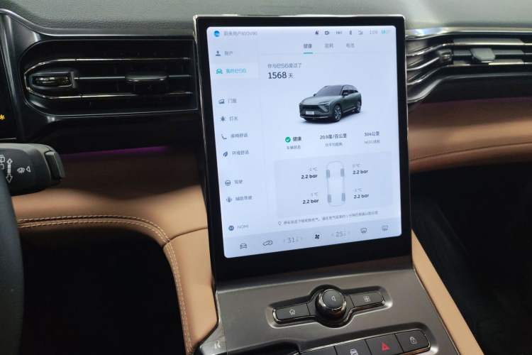 Used Nio ES6 2020 420 km Sport Edition Audio And AC Panel