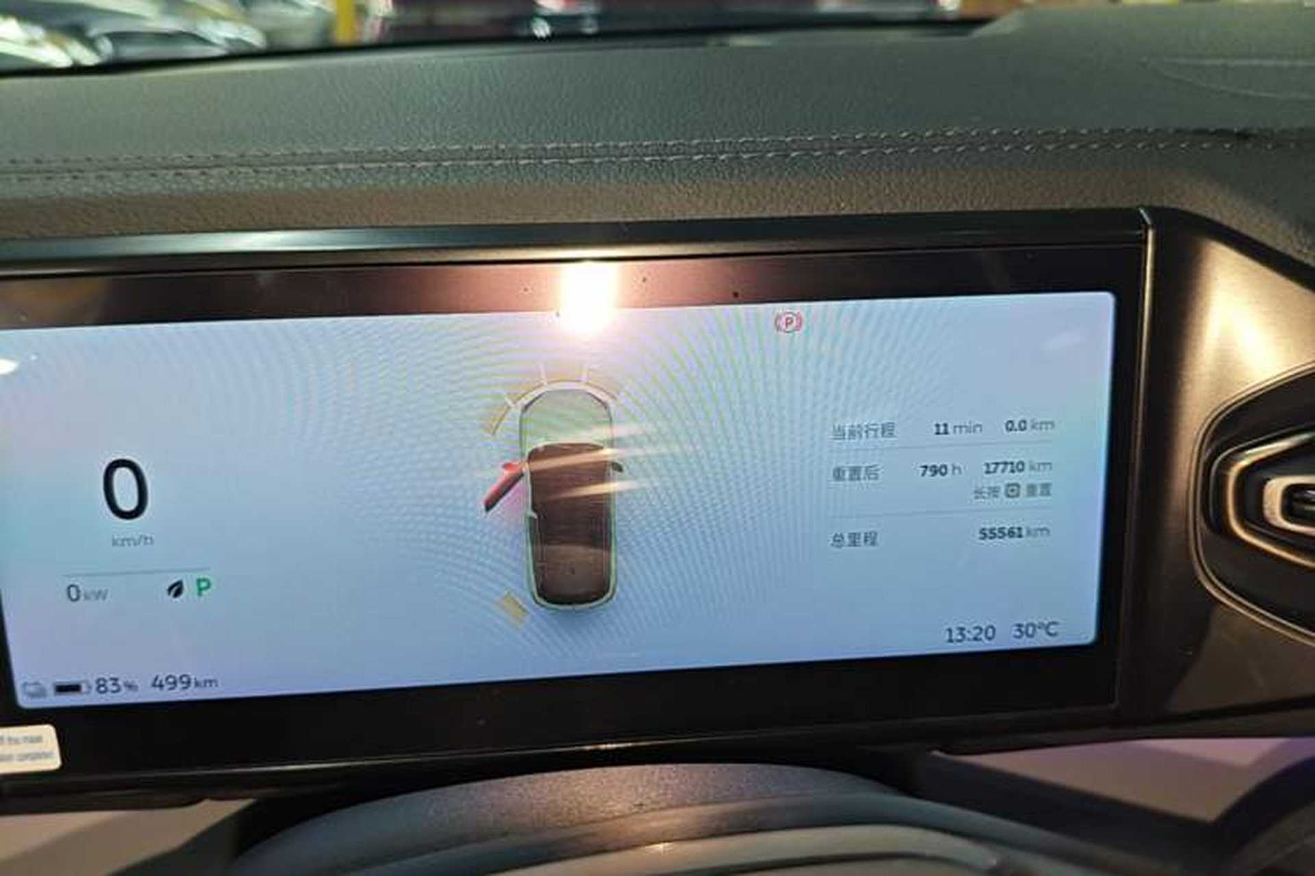 Used Nio ES6 2020 600 km Sport Edition Instrument Cluster