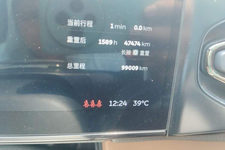 Used Nio ES6 2020 600 km Sport Edition Odometer Close Up
