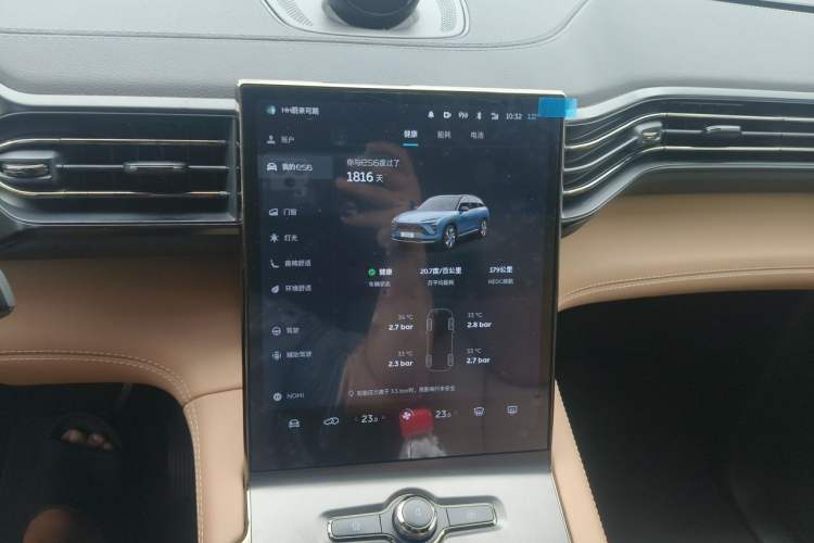 Used Nio ES6 2020 600 km Sport Edition Audio And AC Panel