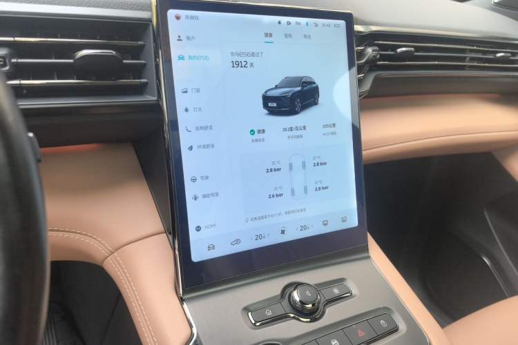 Used Nio ES6 2020 420 km Sport Edition Audio And AC Panel