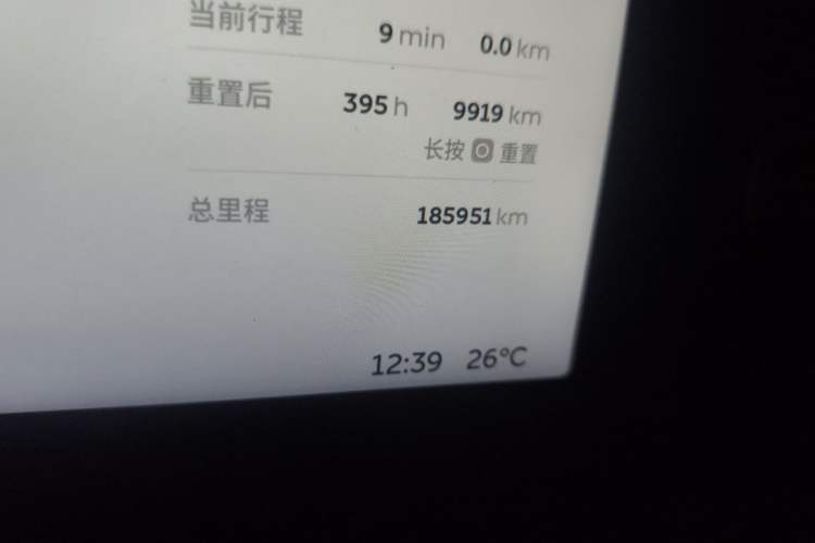 Used Nio ES6 2020 420 km Sport Edition Odometer Close Up