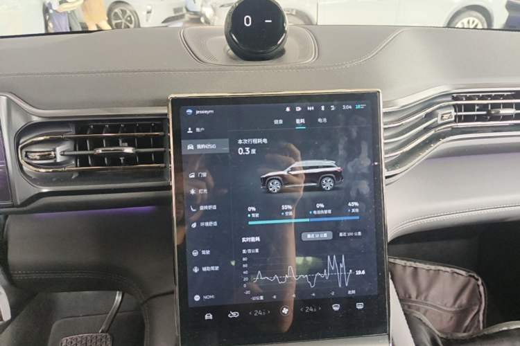Used Nio ES6 2020 430KM Performance Version Audio And AC Panel
