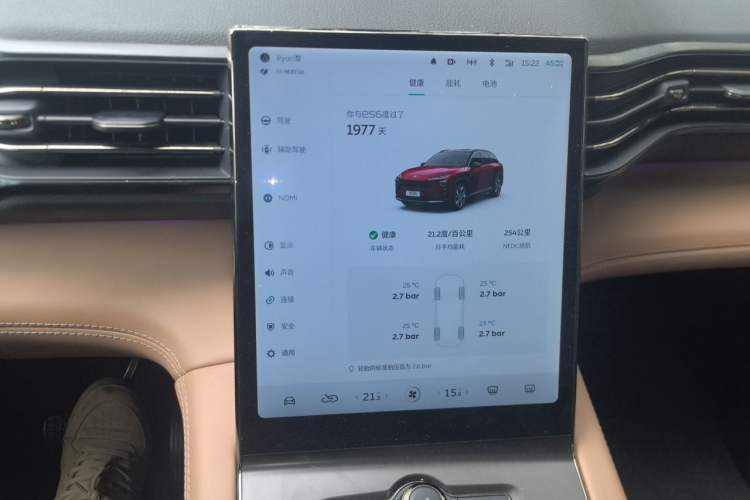 Used Nio ES6 2020 420 km Sport Edition Audio And AC Panel