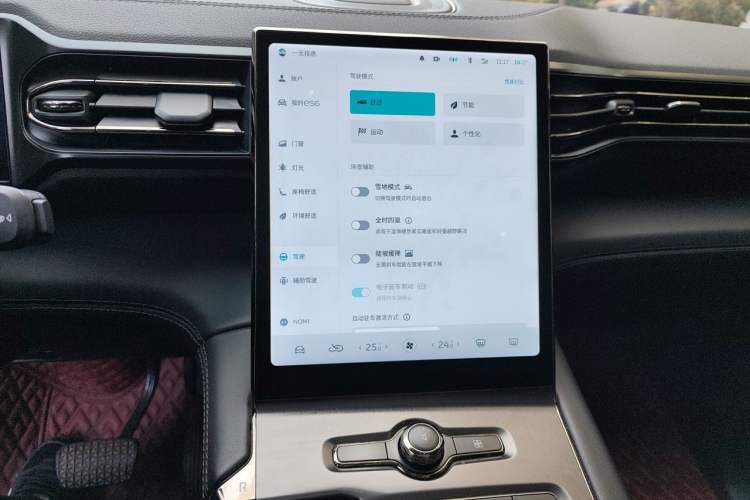 Used Nio ES6 2020 420 km Sport Edition Audio And AC Panel