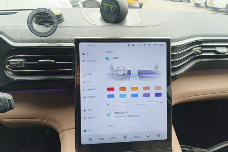 Used Nio ES6 2020 455KM Sport Edition Audio And AC Panel