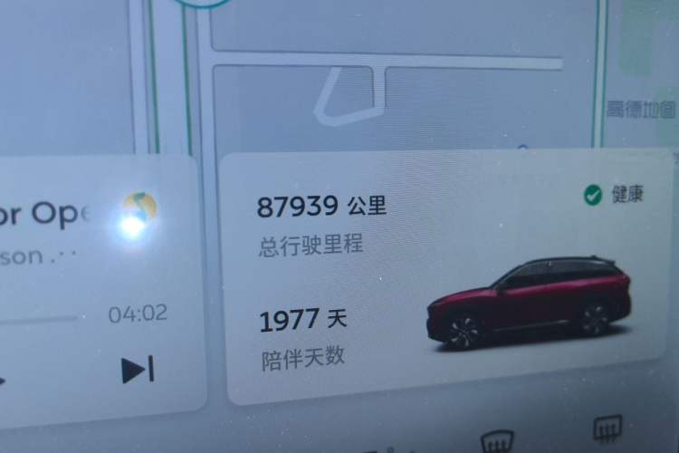 Used Nio ES6 2020 420 km Sport Edition Odometer Close Up