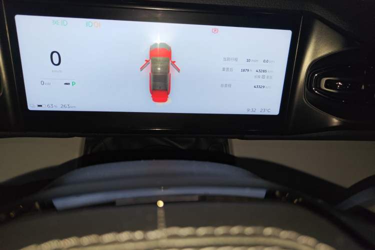 Used Nio ES6 2020 420 km Sport Edition Odometer Close Up