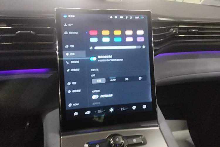 Used Nio ES6 2020 420 km Sport Edition Audio And AC Panel