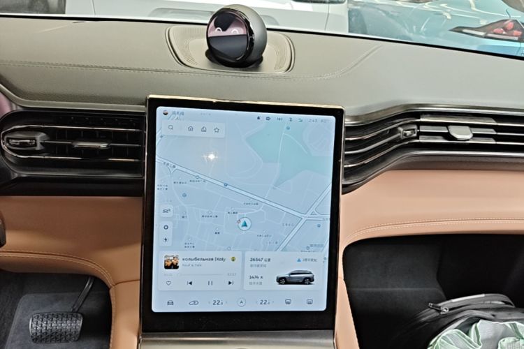 Used Nio ES6 2020 465 km Performance Version Audio And AC Panel