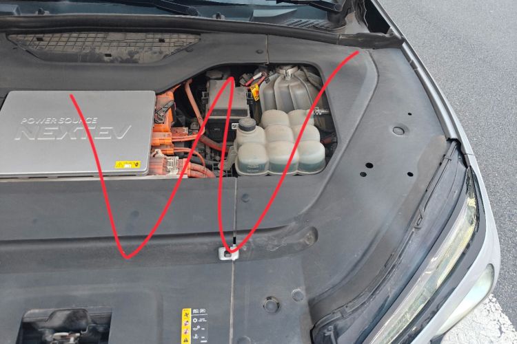 Used Nio ES6 2020 610KM Signature Edition Engine Bay Left