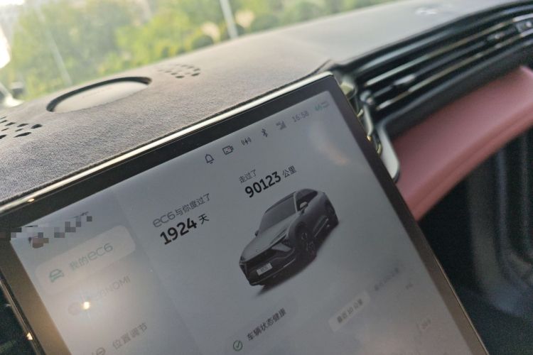 Used Nio ES6 2020 455KM Sport Edition Odometer Close Up