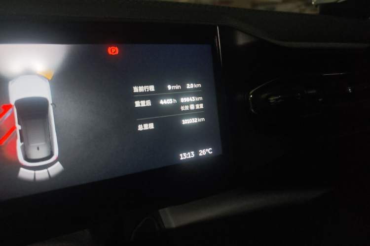 Used Nio ES6 2020 420 km Sport Edition Odometer Close Up