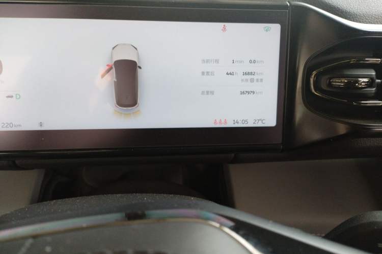 Used Nio ES6 2020 420 km Sport Edition Odometer Close Up