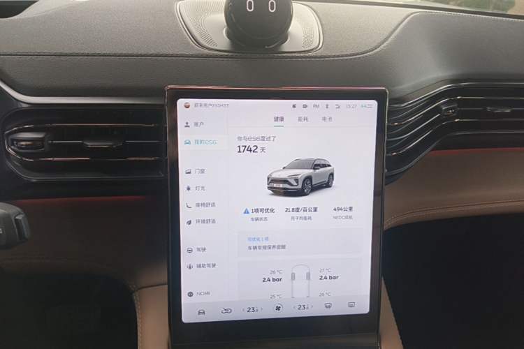 Used Nio ES6 2020 600 km Sport Edition Audio And AC Panel