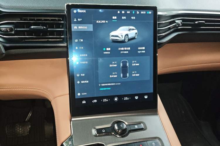 Used Nio ES6 2020 430KM Performance Version Audio And AC Panel
