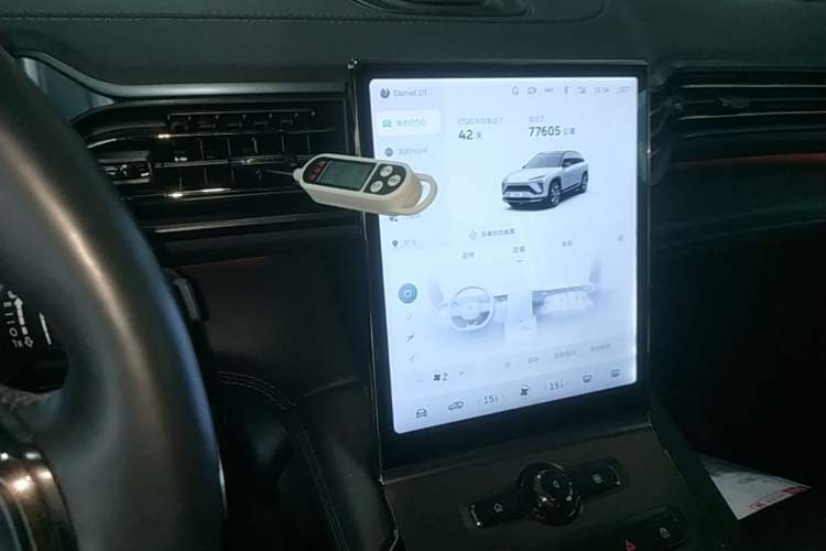Used Nio ES6 2020 600 km Sport Edition Audio And AC Panel