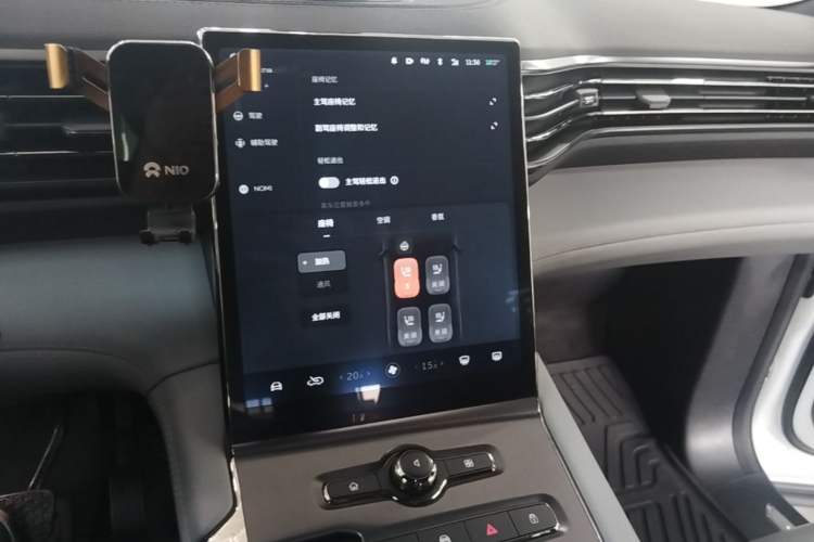 Used Nio ES6 2020 420 km Sport Edition Audio And AC Panel