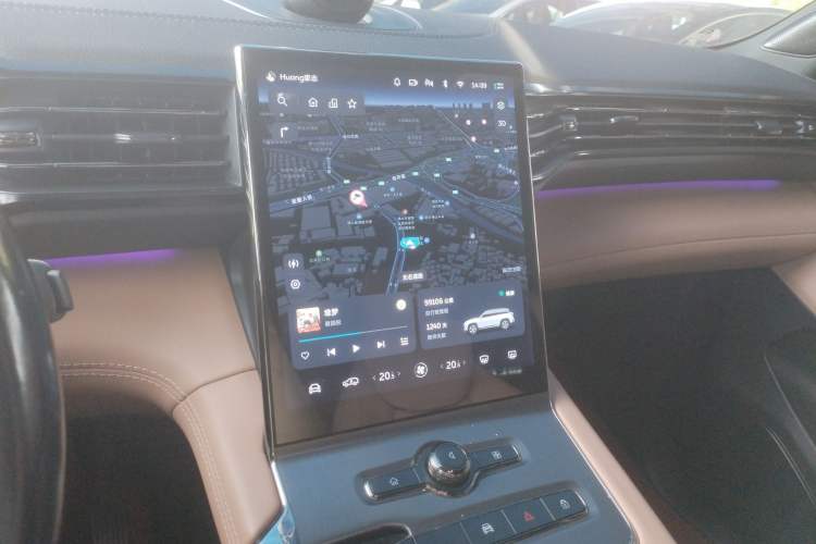 Used Nio ES6 2020 610 km Performance Version Audio And AC Panel