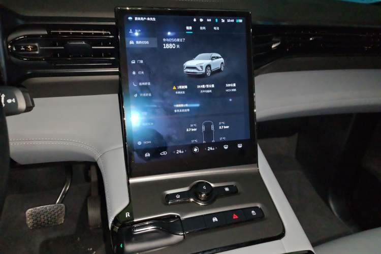 Used Nio ES6 2020 430KM Performance Version Audio And AC Panel