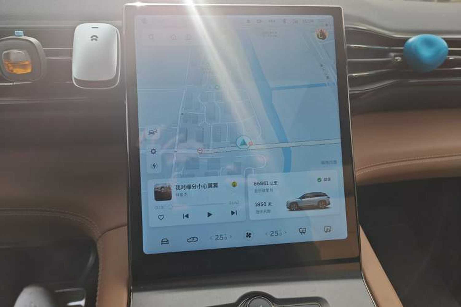 Used Nio ES6 2020 430KM Performance Version Audio And AC Panel