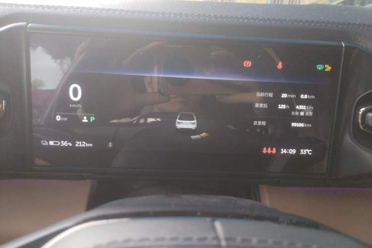 Used Nio ES6 2020 610 km Performance Version Instrument Cluster
