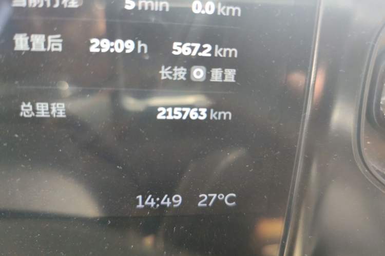 Used Nio ES6 2020 600 km Sport Edition Odometer Close Up