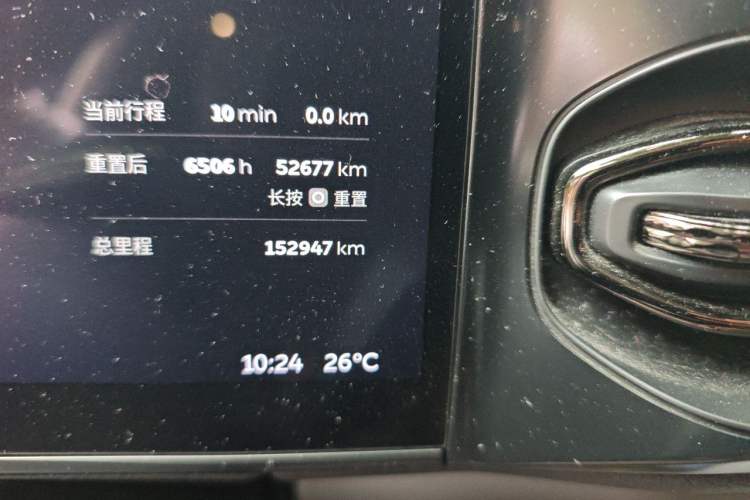 Used Nio ES6 2022 75 kWh Sport Edition Odometer Close Up