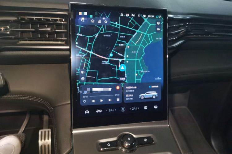 Used Nio ES6 2022 75 kWh Performance Version Audio And AC Panel