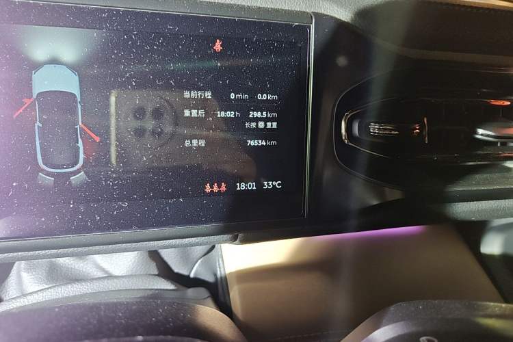 Used Nio ES6 2022 100kWh Sport Edition Odometer Close Up