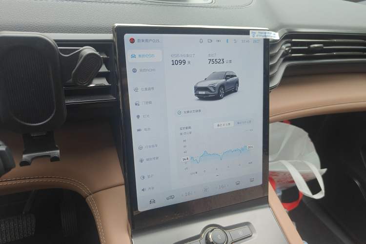 Used Nio ES6 2022 100kWh Performance Version Audio And AC Panel