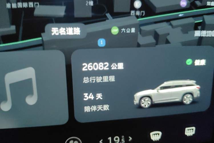 Used Nio ES6 2022 75 kWh Sport Edition Odometer Close Up