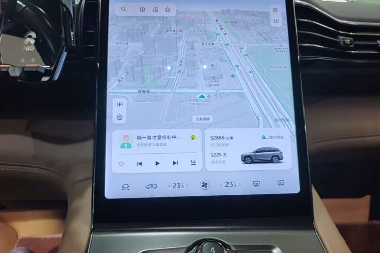 Used Nio ES6 2022 75 kWh Sport Edition Audio And AC Panel