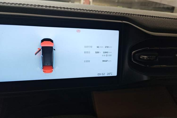 Used Nio ES6 2022 75 kWh Sport Edition Odometer Close Up