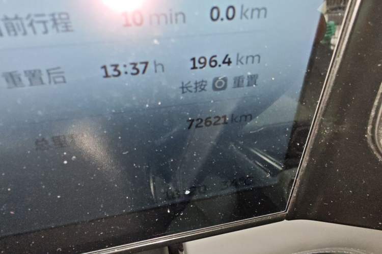 Used Nio ES6 2022 75 kWh Sport Edition Odometer Close Up