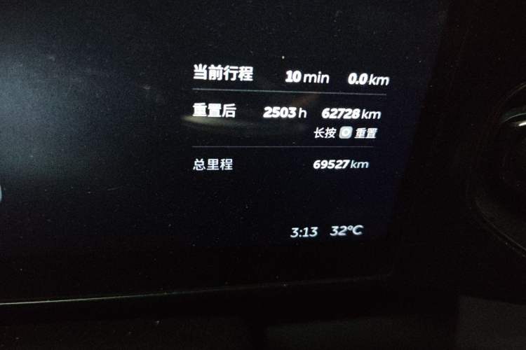 Used Nio ES6 2022 75 kWh Sport Edition Odometer Close Up