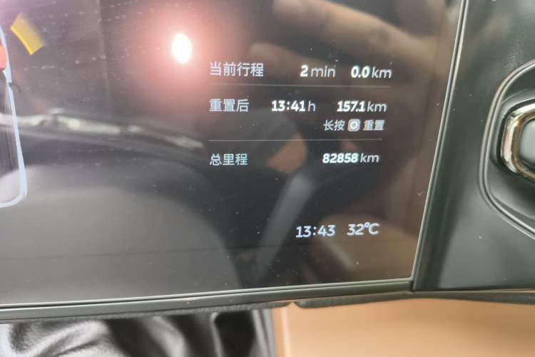 Used Nio ES6 2022 75 kWh Sport Edition Odometer Close Up