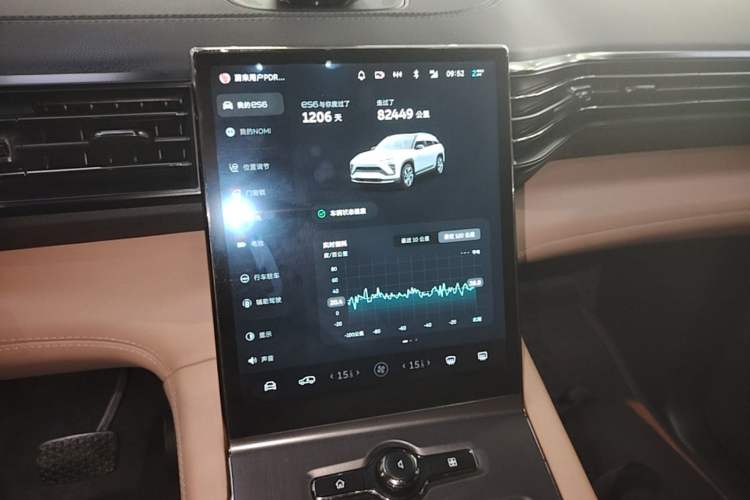 Used Nio ES6 2022 75 kWh Sport Edition Audio And AC Panel