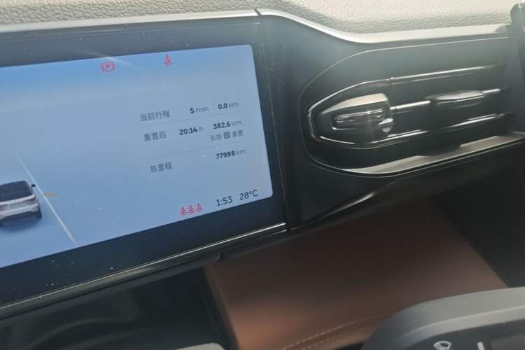 Used Nio ES6 2022 75 kWh Sport Edition Odometer Close Up