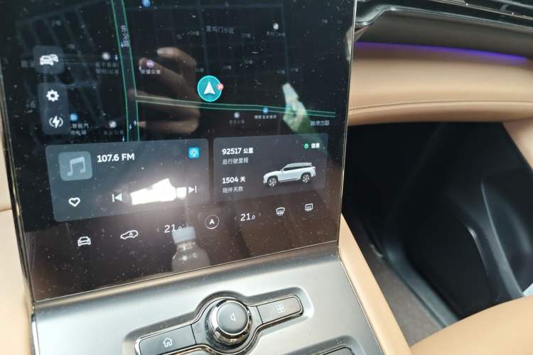 Used Nio ES6 2022 100kWh Performance Version Odometer Close Up
