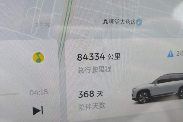 Used Nio ES6 2022 100kWh Sport Edition Odometer Close Up