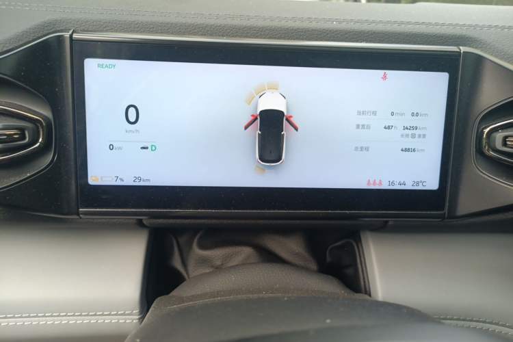 Used Nio ES6 2022 75 kWh Sport Edition Odometer Close Up