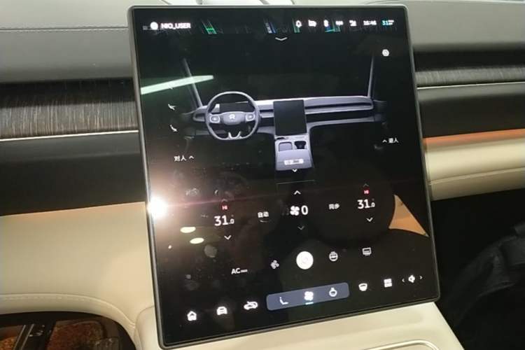 Used Nio ES6 2023 100kWh Audio And AC Panel