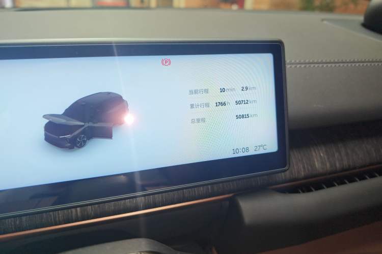 Used Nio ES6 2023 75 kWh Odometer Close Up