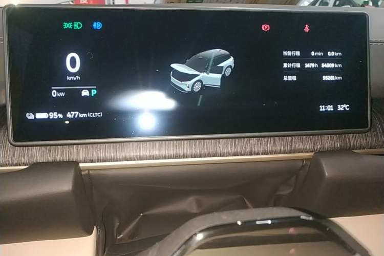 Used Nio ES6 2023 75 kWh Instrument Cluster
