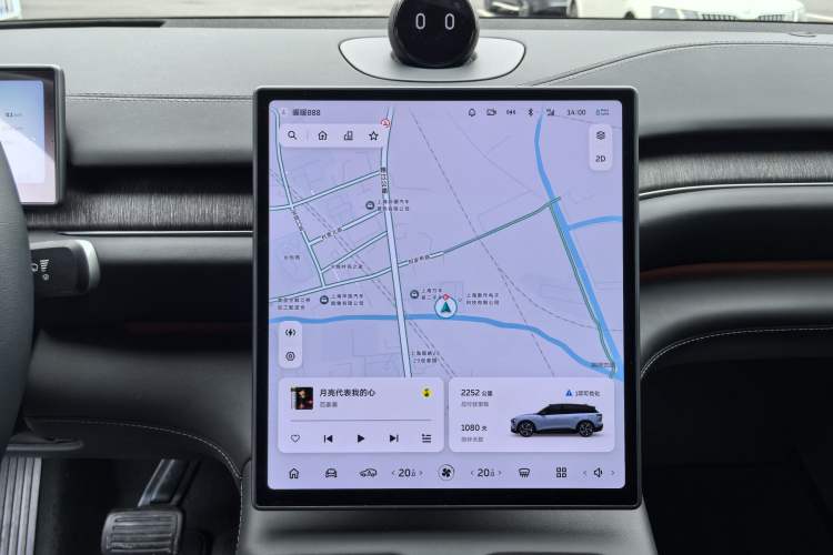 Used Nio ES6 2023 75 kWh Odometer Close Up