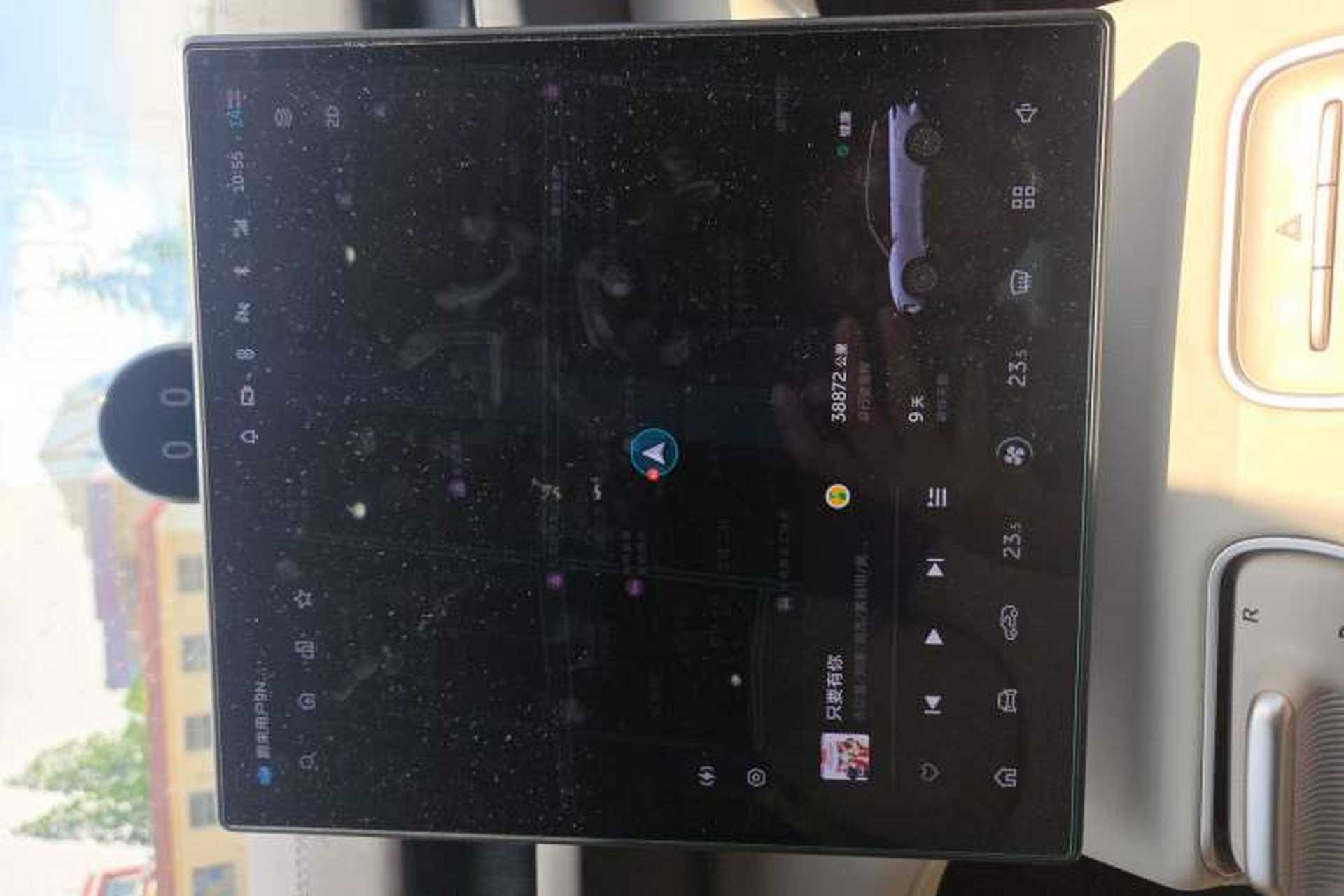 Used Nio ES6 2023 75 kWh Odometer Close Up