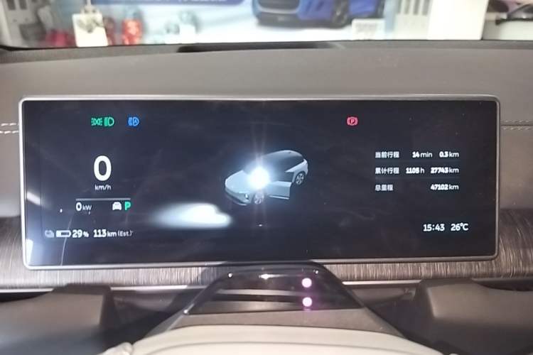 Used Nio ES6 2023 75 kWh Instrument Cluster