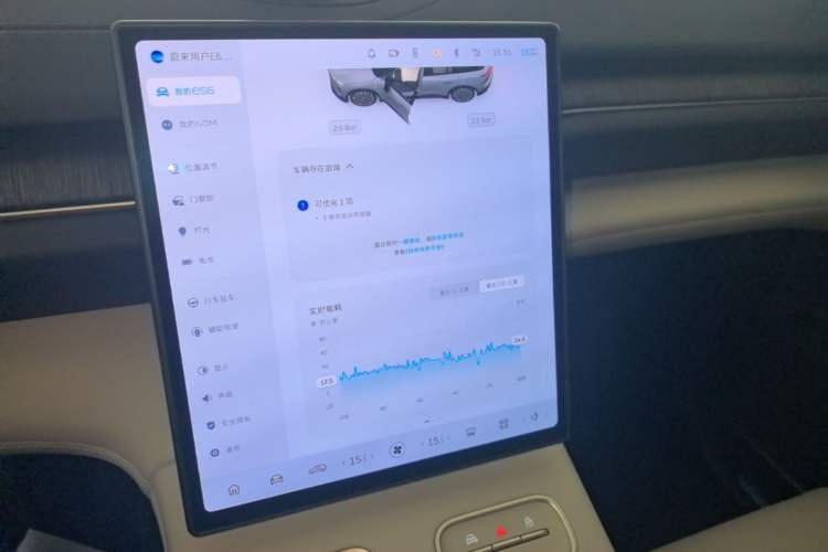 Used Nio ES6 2023 75 kWh Audio And AC Panel